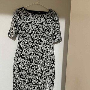Business leopard print dress